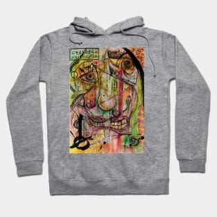 Abstract Coloured Smile Hoodie